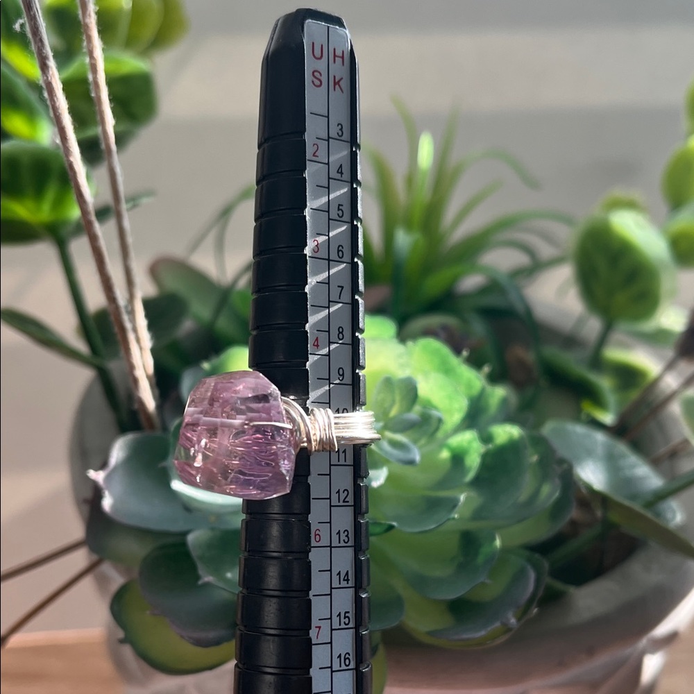 Amethyst Wire Wrapped Ring - image 4